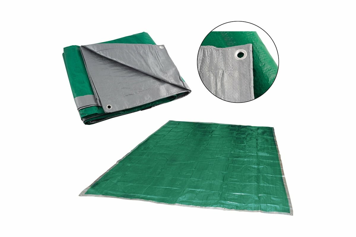 Тент 2x3 м тарпаулин влагозащитный универсальный с люверсами