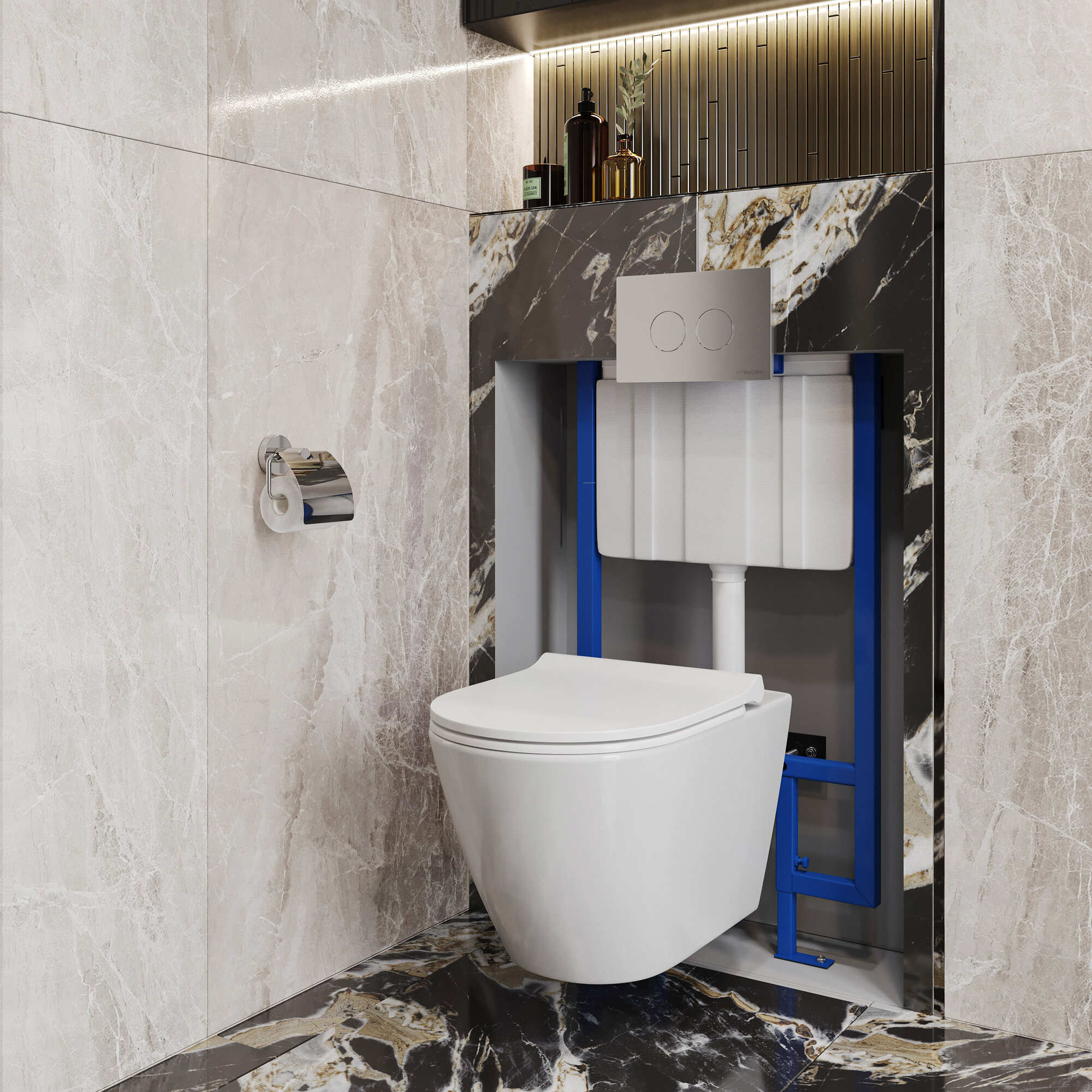 Система инсталляции для унитазов STWORKI 510162 - фото №6