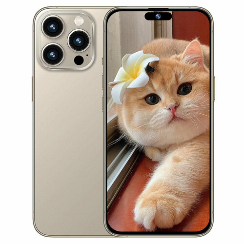 Смартфон i15proMax 6128 ГБ 4G NFC серый US-plug 10878₽