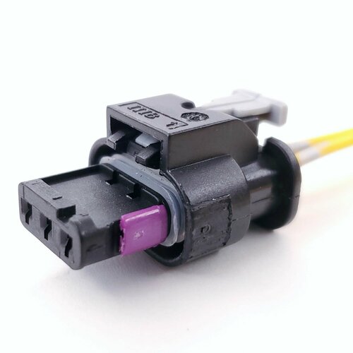 Разъем датчика парковки, АБС. для VAG, BMW, MB, FORD (3 контакта, с проводами)