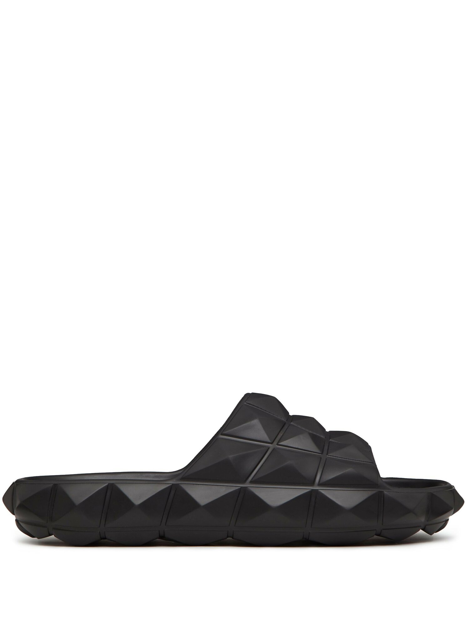 Шлёпанцы Valentino Roman Stud Turtle, размер 40 IT, черный