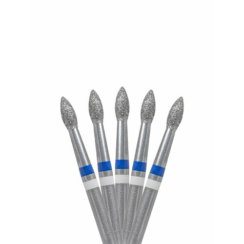 Тайфун набор фрез с жемчугом алмазная почка 866104254050023 L050 средняя d23мм 5 шт 625₽