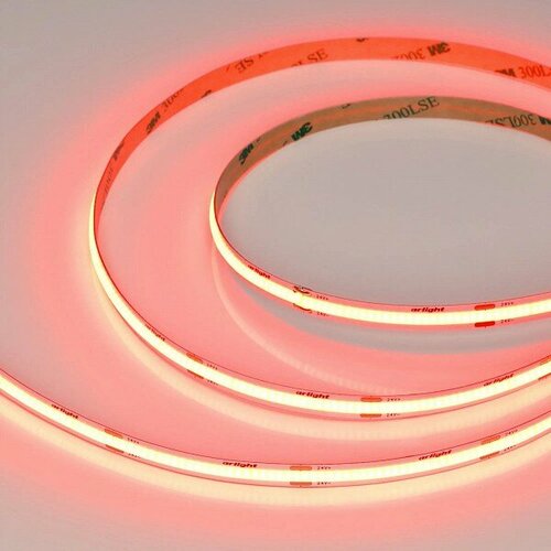 047739 Светодиодная Лента COB-X480-8mm 24V Red (8 W/m, IP20, 5m) (Arlight, -)