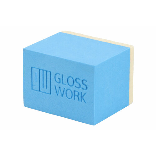 Аппликатор для чистки стекла и хрома Glosswork Glass Applicator, 6х5см