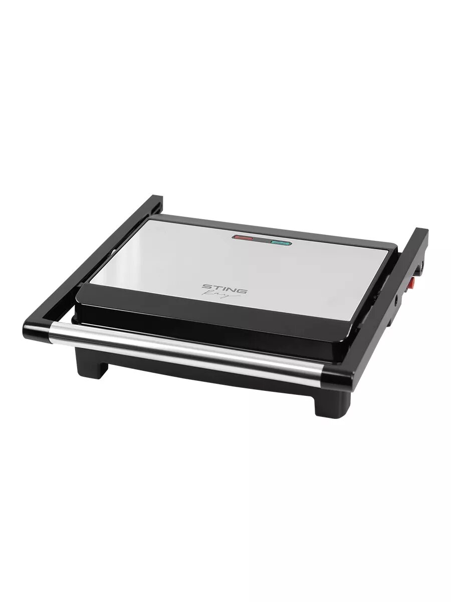 Электрогриль Stingray ST-SM1207A, черный/стальной, мощность 2400 Вт — фото 1