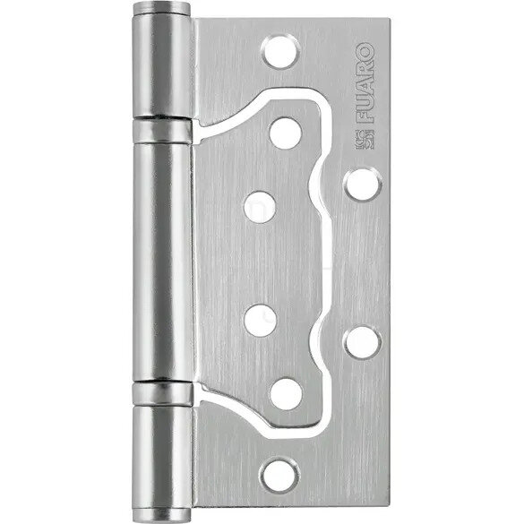 Петля универсальная Fuaro (Фуаро) без врезки 500-2BB/BL 100x2.5 блистер матовый хром