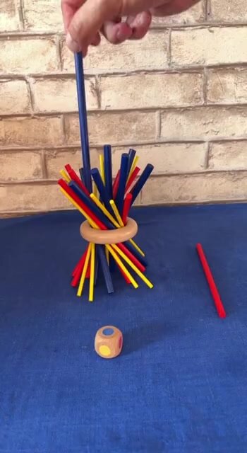 Настольная игра микадо Janod Цветные палочки для детей от 3-7 лет — фото 1