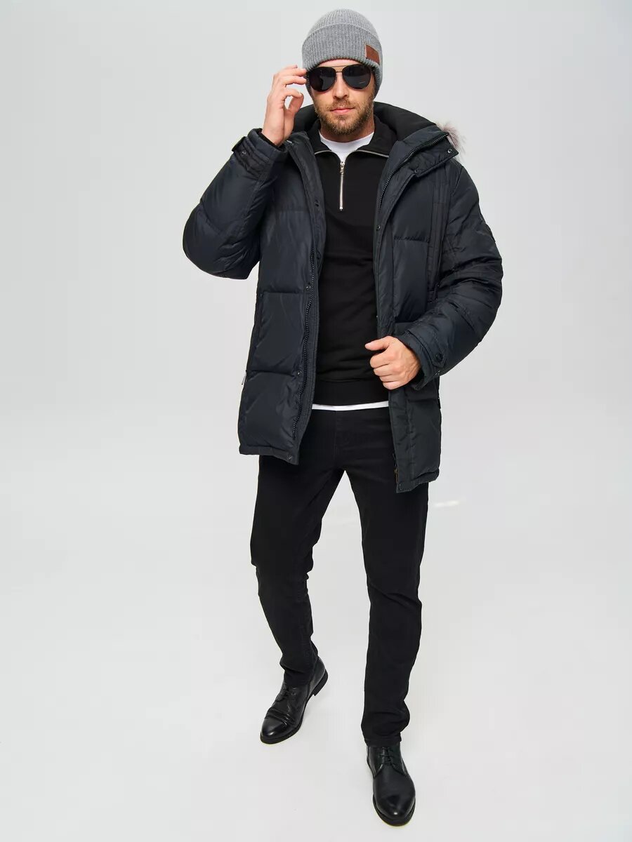 Шапка-бини ALDINI Осень-Зима 2023-2024 для мужчин, размер 58-60, серый — фото 1