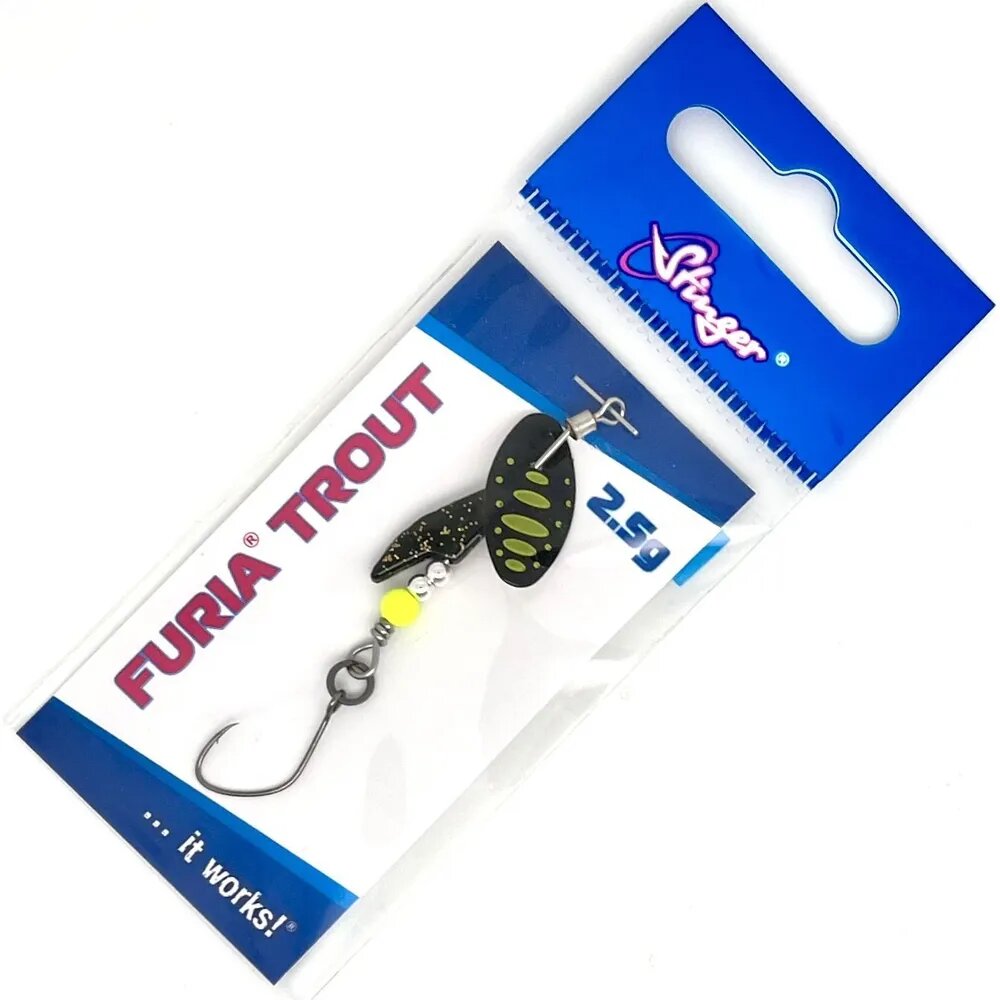 Блесна Stinger Furia Trout #0 2,5гр #BY Для ловли форели — фото 1