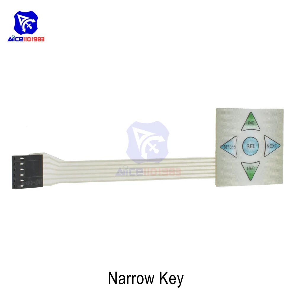 Diymore Кнопочный мембранный переключатель/матричная клавиатура для Arduino, Narrow Function Key