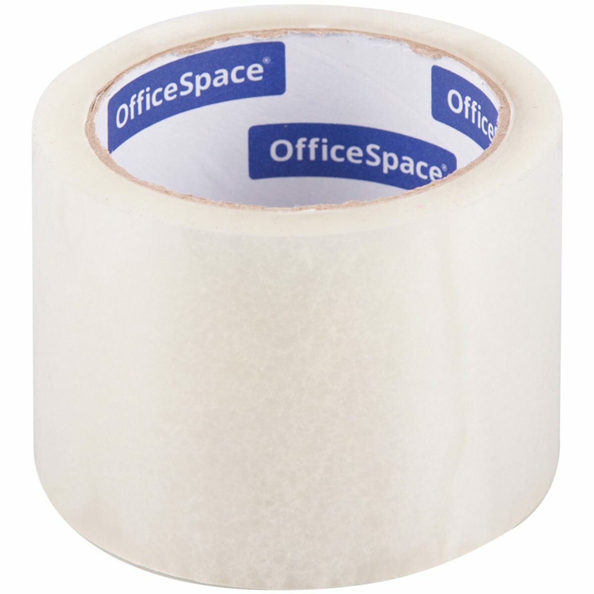 Клейкая лента (скотч) упаковочная OfficeSpace (72мм x 66м, 40мкм, прозрачная) (КЛ_18608)