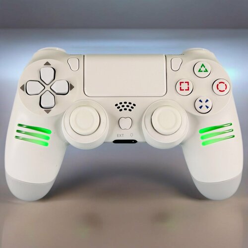 Геймпад Белый С подсветкой Беспроводной Джойстик для PS4ПКСмартфонНоутбук 2900₽