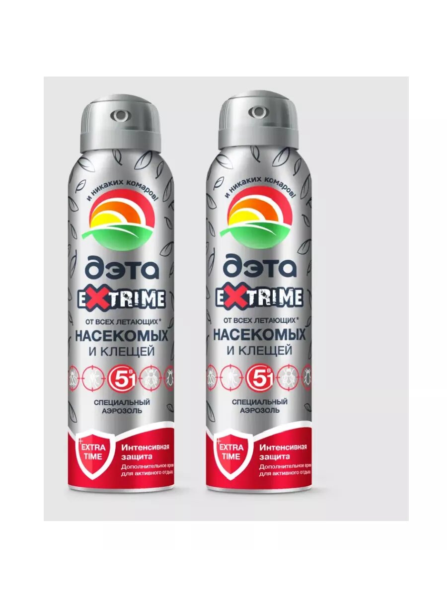 Аэрозоль Экстрим от летающих насекомых и клещей