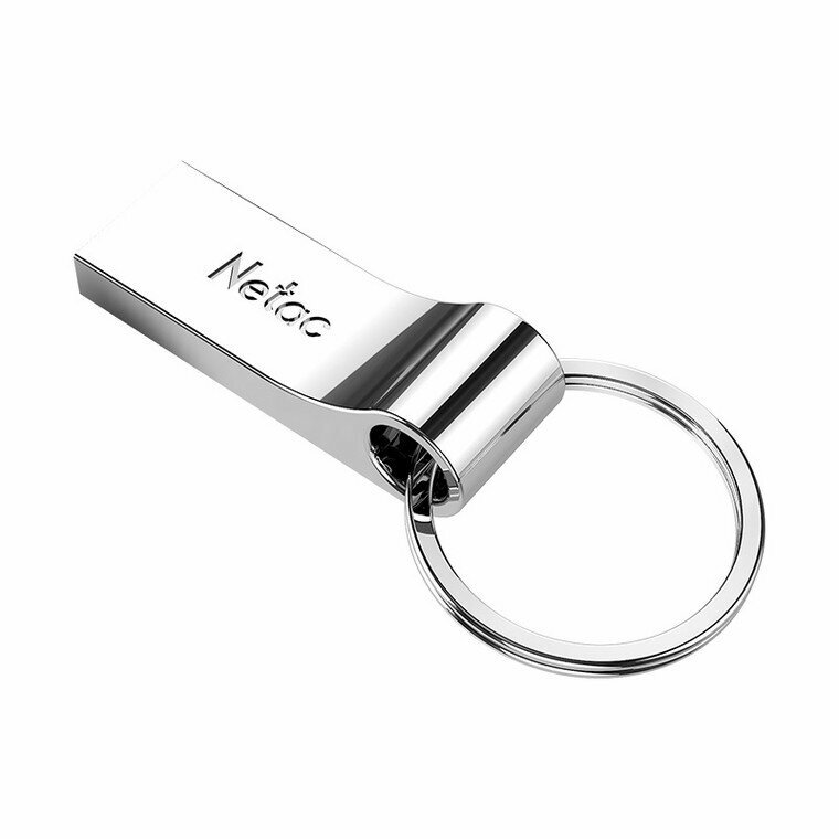 Накопитель USB 2.0 8 Гб Netac U275, металл, серебристый (NT03U275N-008G-20SL)