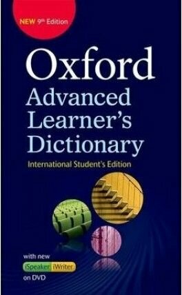 Oxford Advanced Learner's Dictionary. 9th Edition. International Student's edition with DVD-ROM