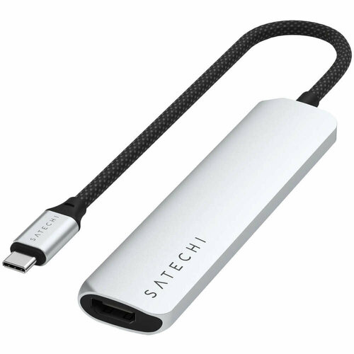 Адаптер для ноутбука Satechi 6-in-1 USB-C Slim Multiport Adapter 4K серебристый ST-P6SS 6990₽