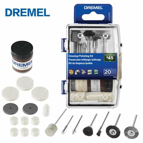Набор принадлежностей для полировки вращающегося инструмента Dremel (20шт)
