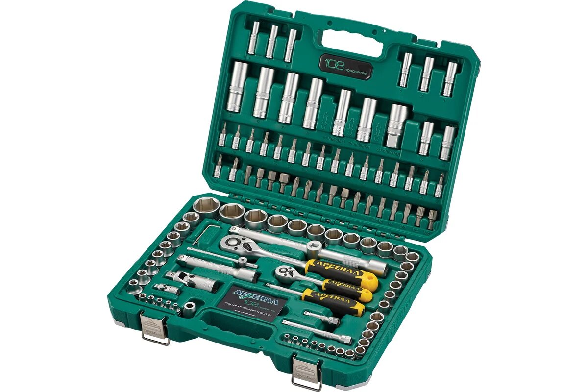 Арсенал Набор инструментов 108 предмета 8144900 — фото 1