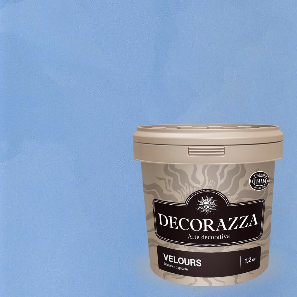 Декоративная штукатурка с эффектом бархата Decorazza Velours (12кг) VL 10-39