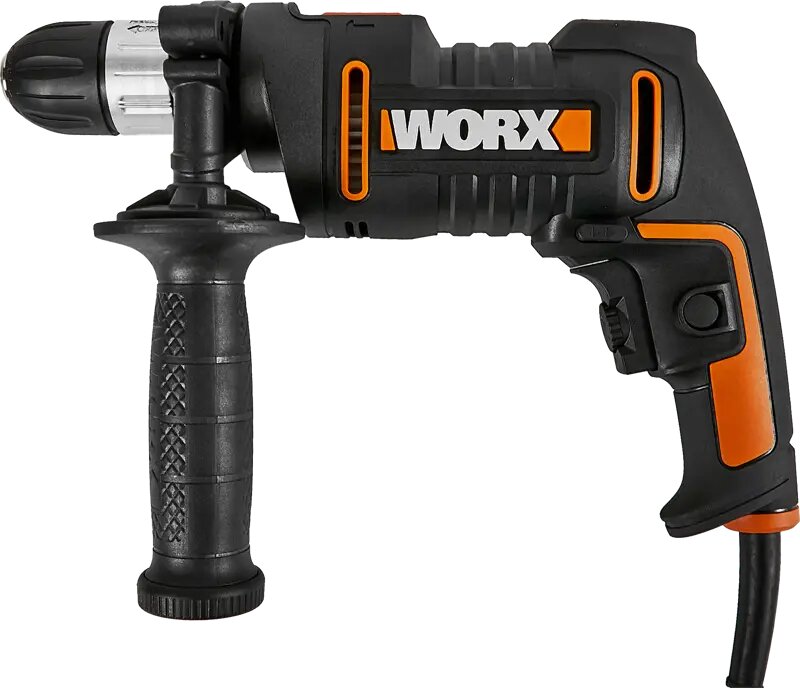 Дрель-шуруповерт сетевая ударная Worx WT323 WX, 800 Вт - фото №2