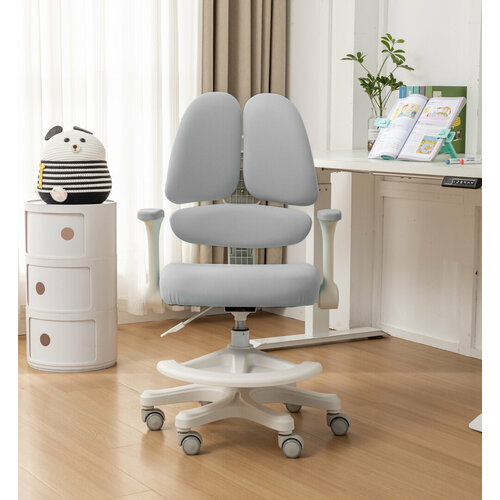 Детское компьютерное кресло LOTT M905 для школьника, полная регулировка, поддержка поясницы с чехлами