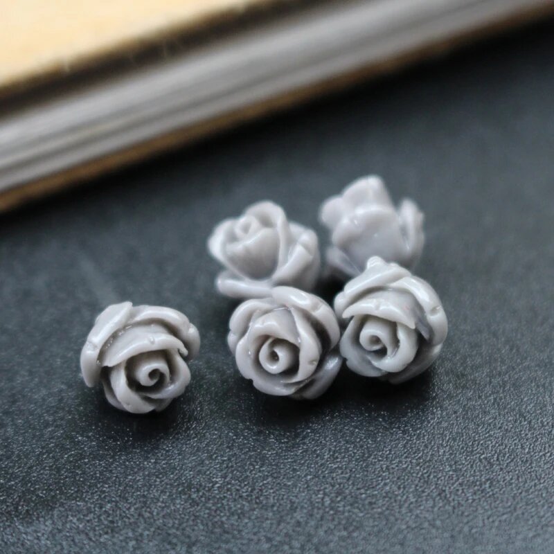 Искусственные коралловые бусины Akusesari 20 шт Gray