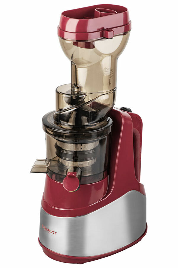 Соковыжималка шнекового типа Endever Sigma-102 красный/стальной