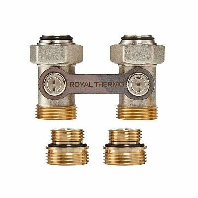 Узел нижнего подключения прямой ROYAL THERMO 1/2"х3/4"EK RTE 07.00001