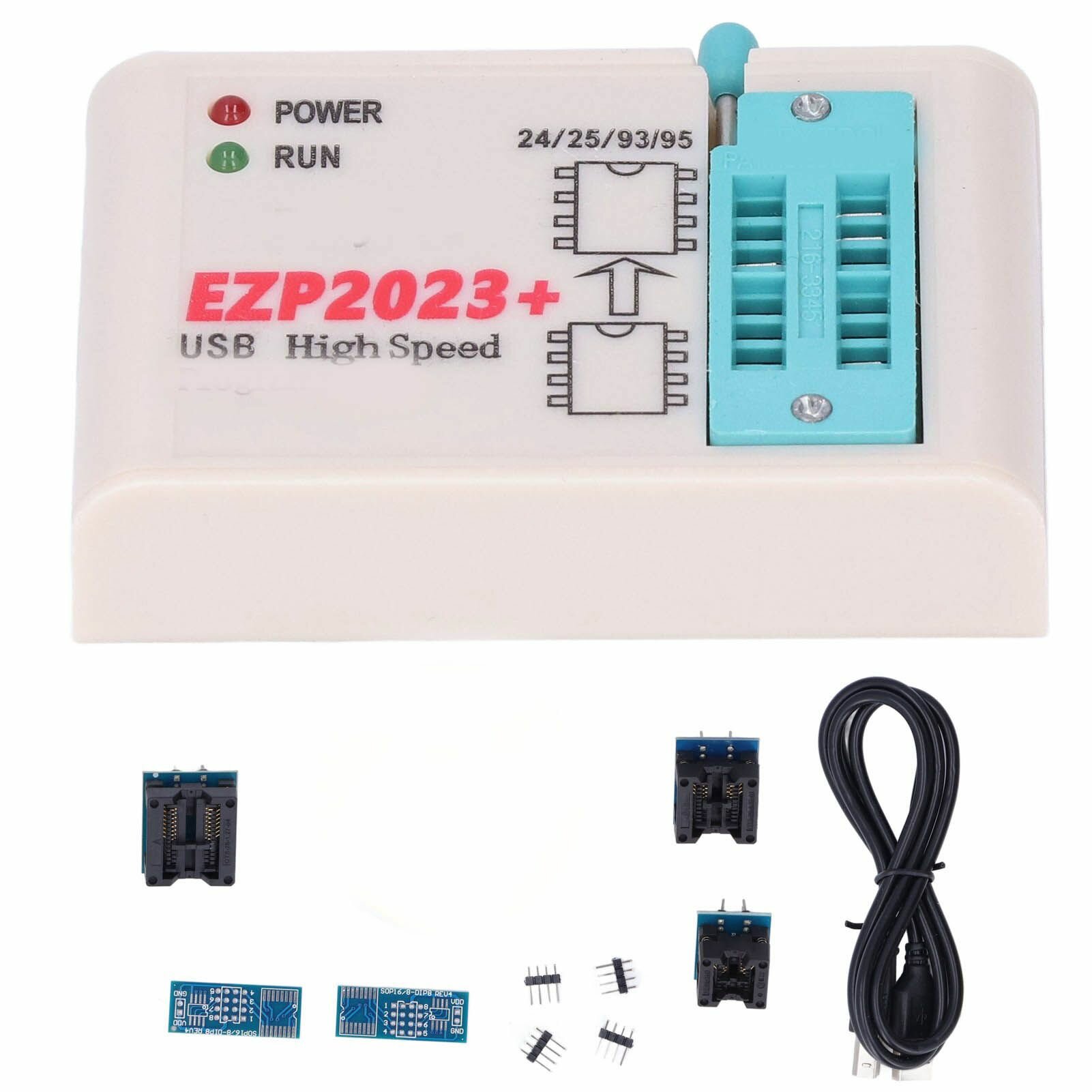 EZP2023 Комплект высокоскоростного программатора для SPI Flash EEPROM 24 25 93 BIOS 25T80 Запись автономного копирования, простота в использовании с Windows