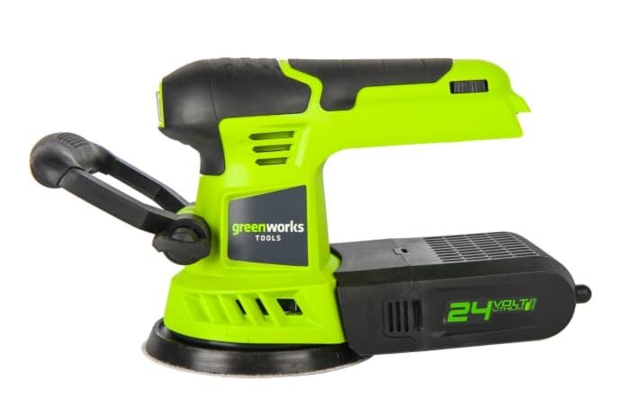 Шлифовальная машина эксцентриковая G24 24V GREENWORKS G24ROS без АКБ и З/У (3100107)