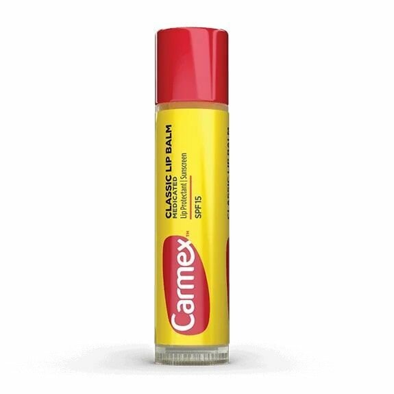 Картинки Carmex, Triple Force, SPF 15, классический бальзам для губ, защита от солнца