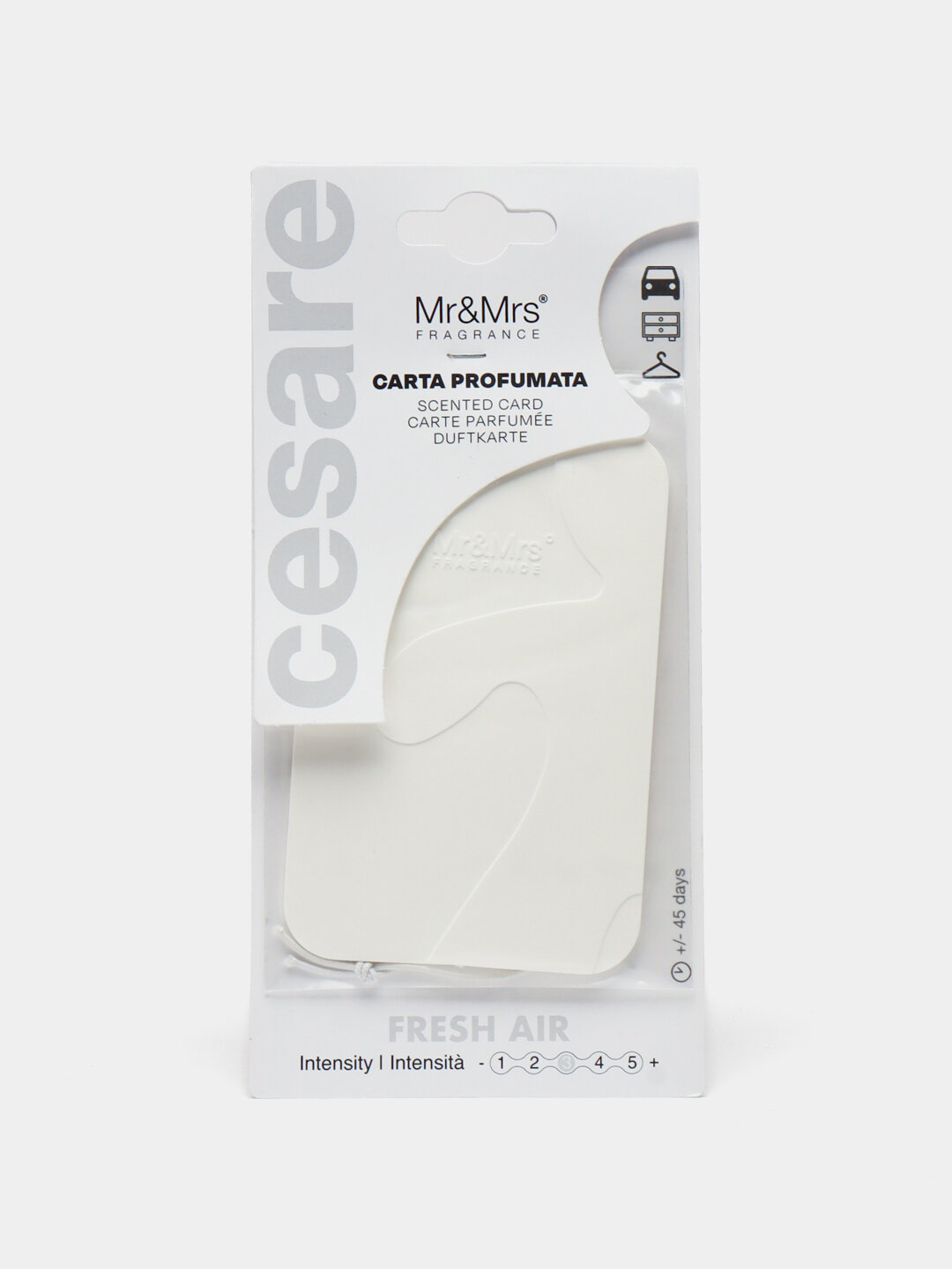 Ароматизатор Mr&Mrs Fragrance "Cesare Card", антитабак, пластик, 15 дней