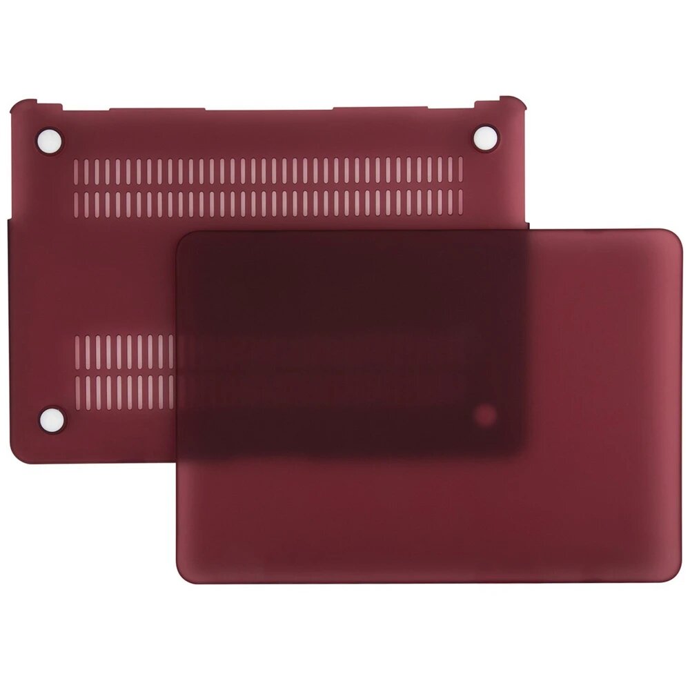 Чехол для Macbook Air 13 (A1466/A1369) цветной wine red, бордовый