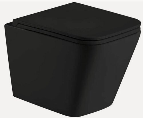 Изображение товара Унитаз подвесной WeltWasser GELBACH 043 MT-BL черный матовый