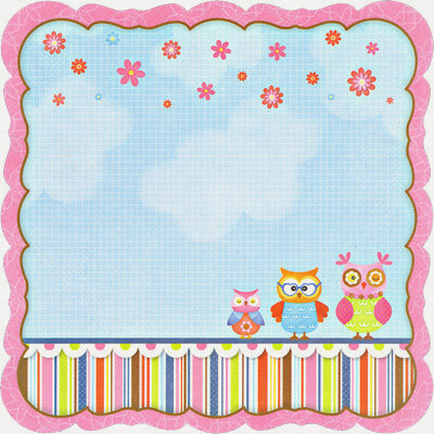 Изображение товара Mr.Painter PSL-ZZ74 190 г/кв. м бумага для скрапбукинга 30x30 см с изображением совы 072