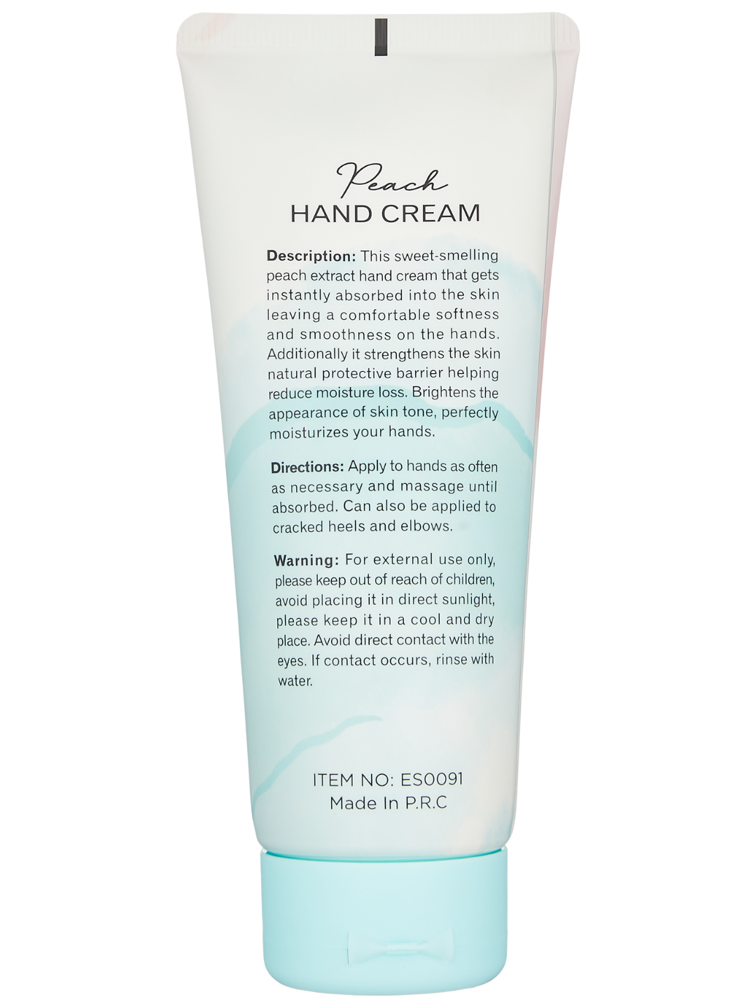 Крем для рук Dr.Rashel "Peach", с экстрактом персика, увлажняющий, 100г — фото 1