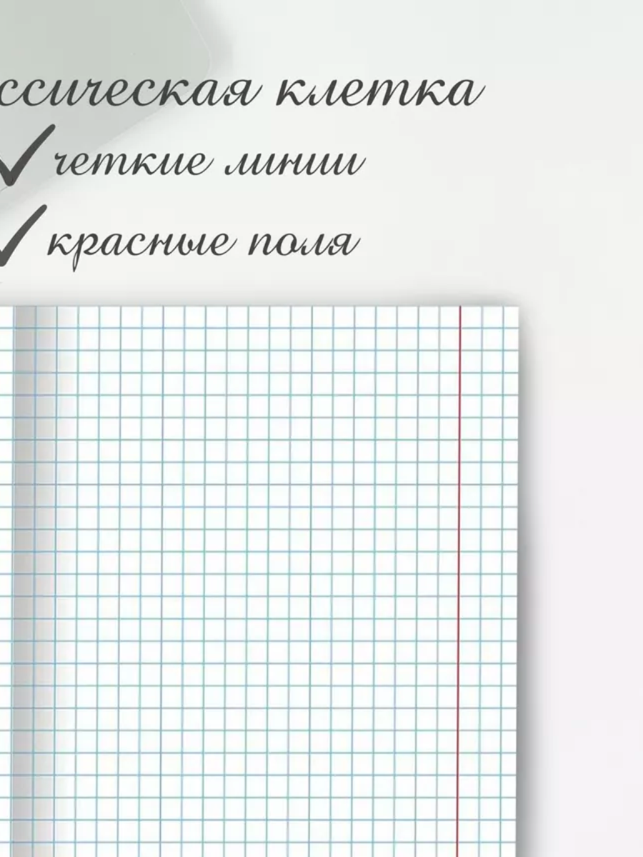 Тетрадь школьная А5, 12 листов, в клетку, для начальной, средней и старшей школы, колледжа и университета — фото 1