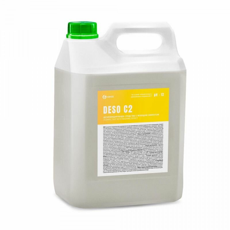 Профхим дезинфек и мойки поверхн-оборуд и десковр ЧАС Grass/DESO C2 5л
