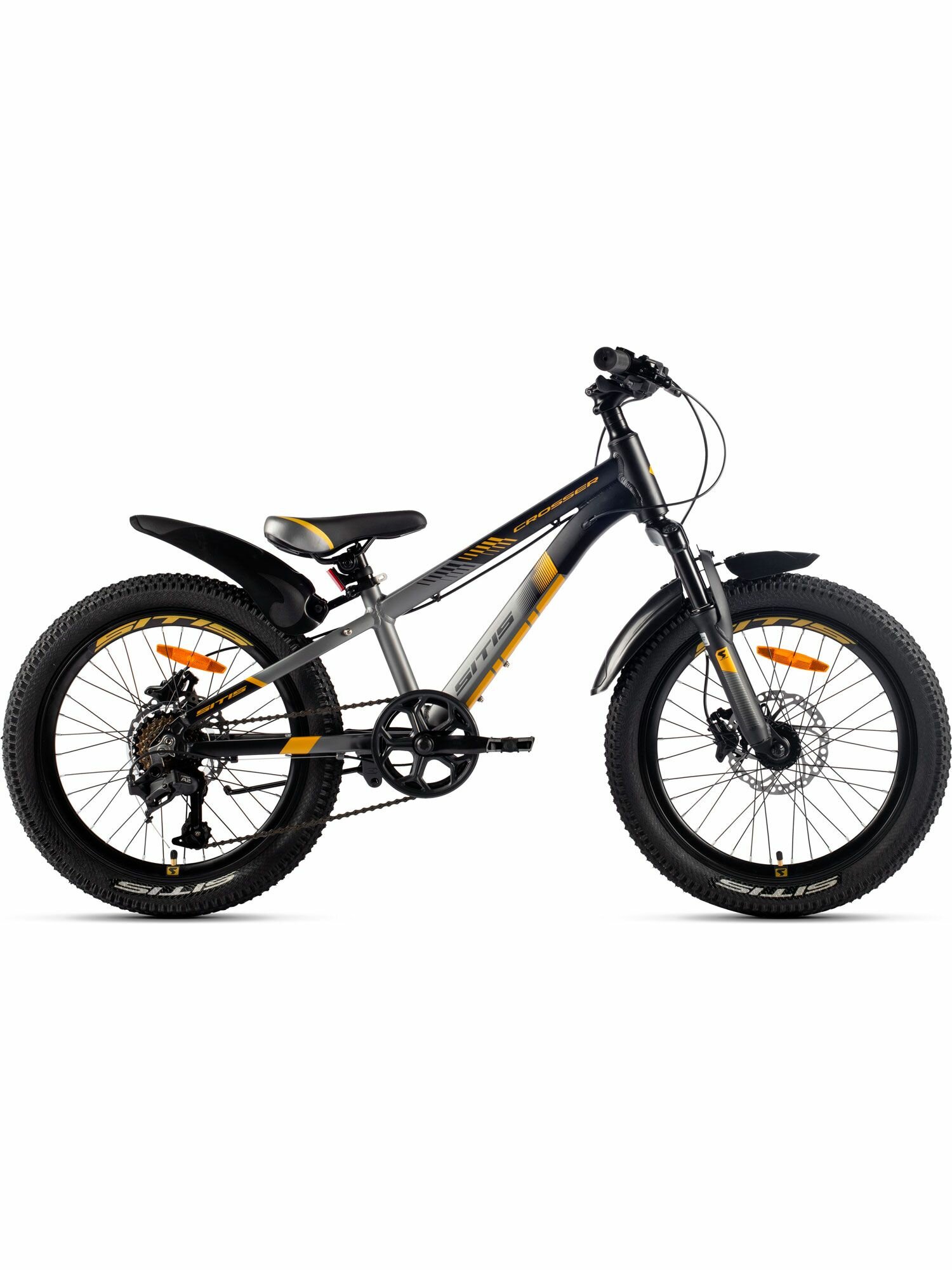 SITIS CROSSER 7SP HD 20" (2025) Black-Grey-Bronze/черный-серый-бронзовый, для детей на рост 120-135 см