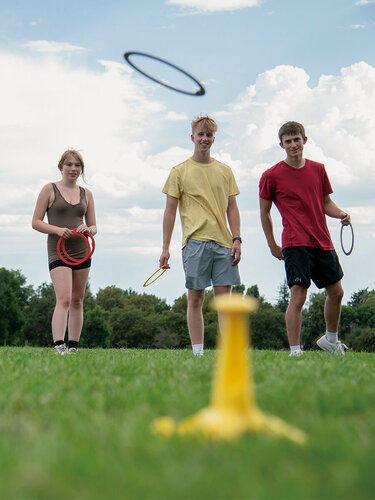 Изображение товара Серия: "Ниндзя". Набор для игры на улице, кольцеброс для детей и взрослых Hape 847113_HP