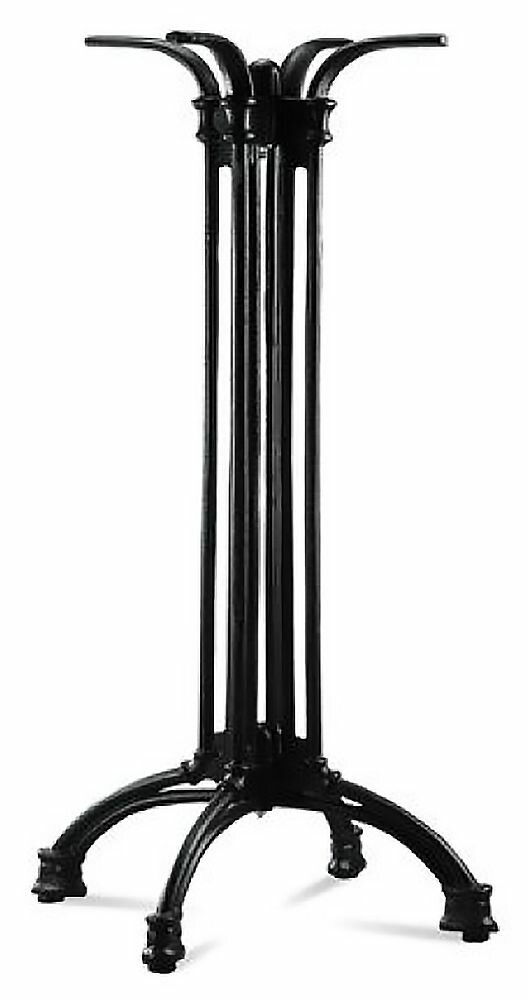 Барное подстолье 1248EM STOOL MARKET черный, круглая столешница, лапки