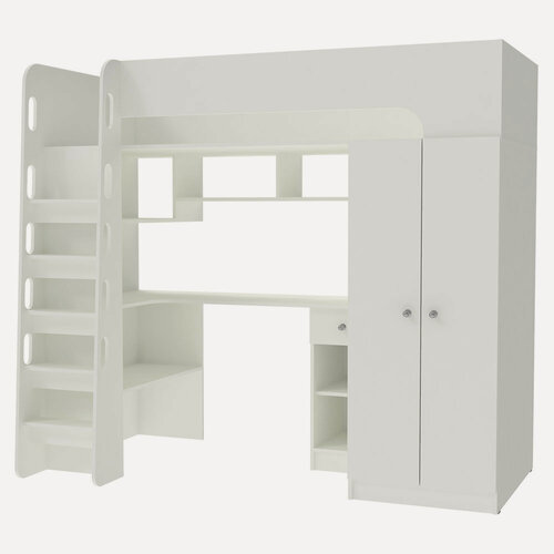 Изображение товара Кровать чердак Астра 10 Белый Белый