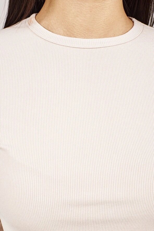 Лонгслив Selfie, размер L, , бежевый — фото 1