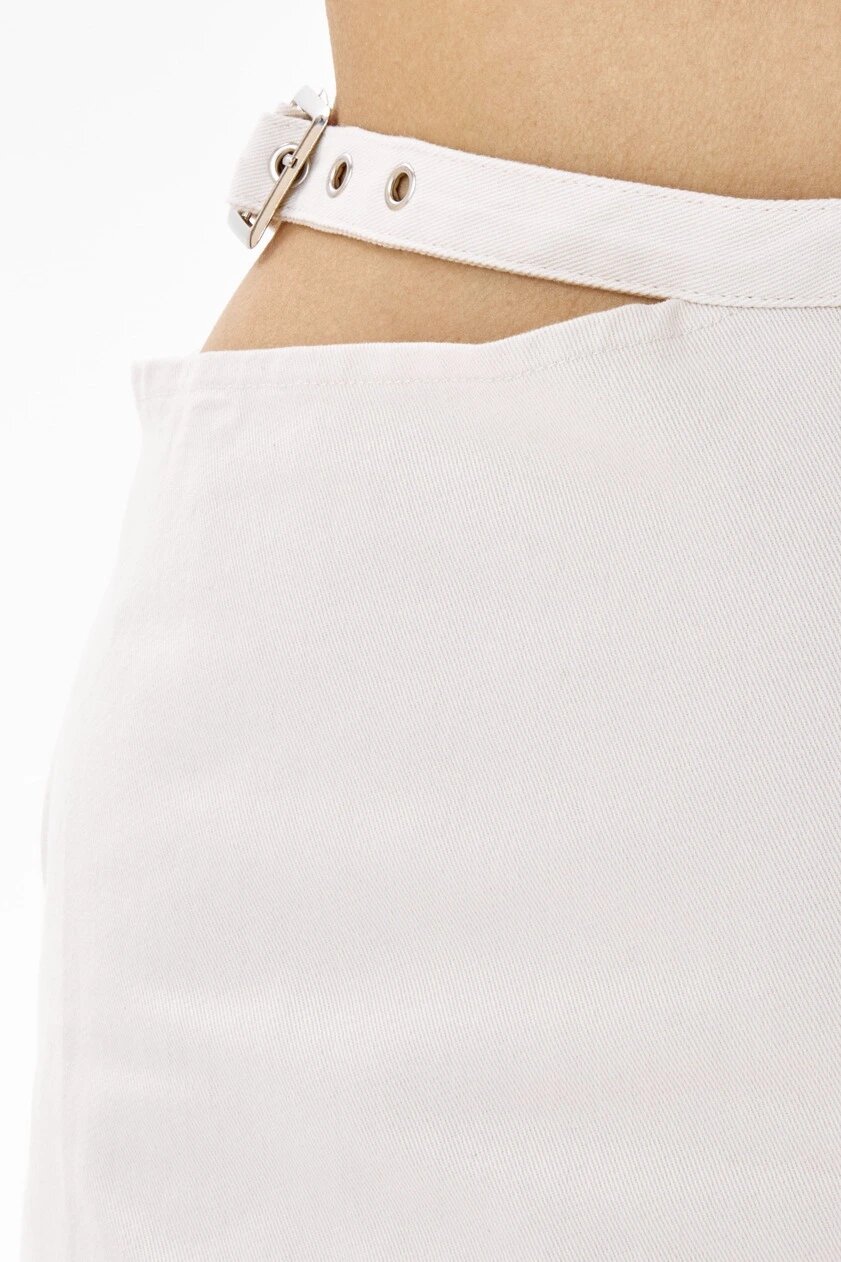 Юбка Selfie, размер XS, бежевый — фото 1