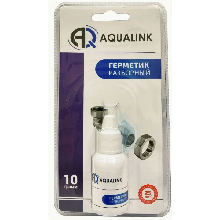 Анаэробный клей герметик  Разборный   10 г  AQUALINK