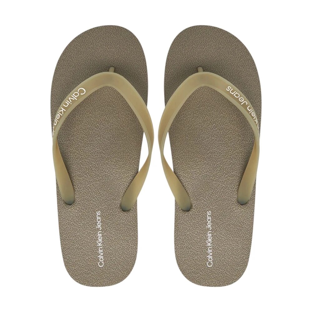 Сланцы CALVIN KLEIN, размер 43 EU, хаки — фото 1