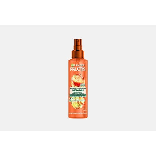 GARNIER Fructis восстанавливающая сыворотка для очень поврежденных волос SOS Кератин, 150 г, 150 мл, аэрозоль