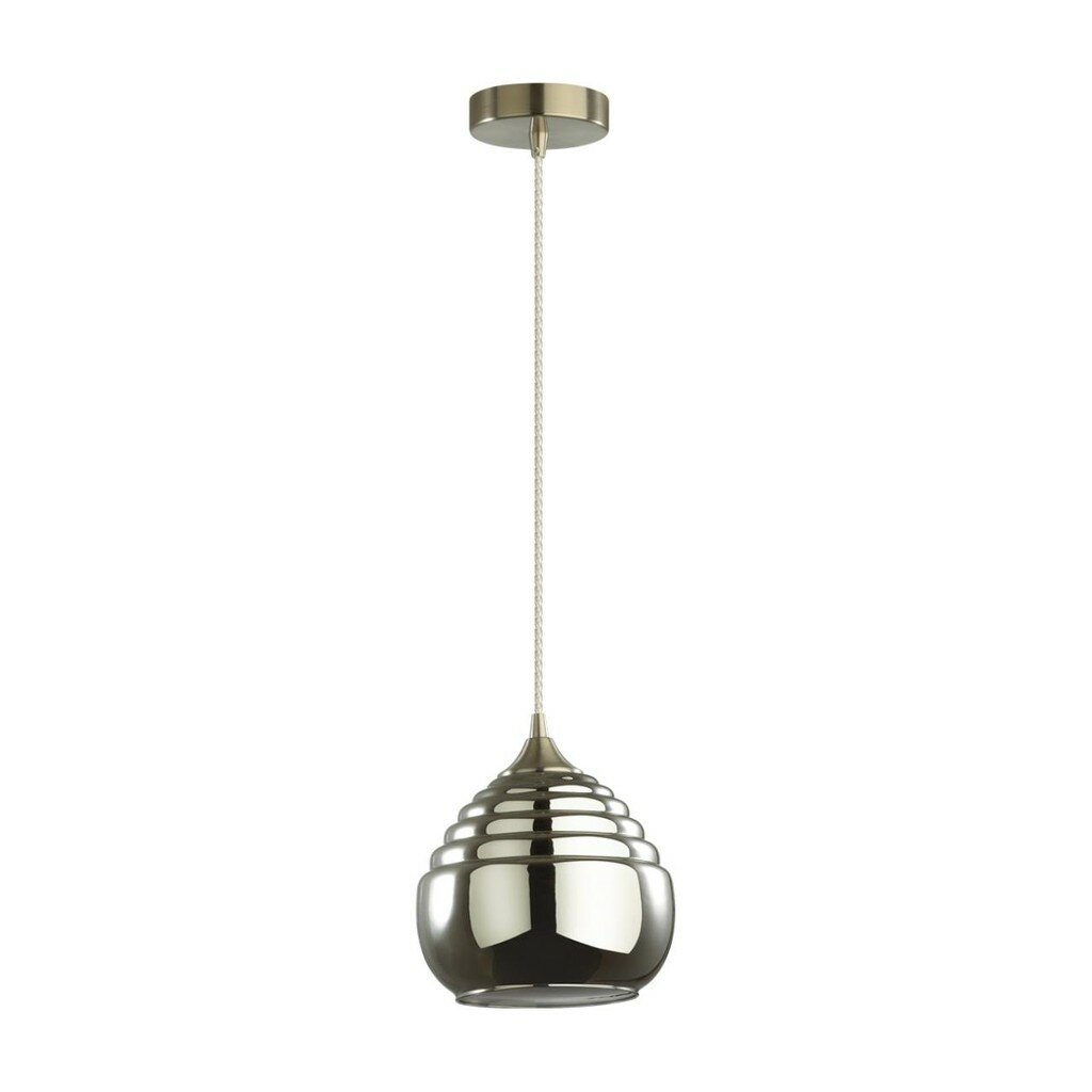 Подвес Lumion Lester E27x60 Вт 18x18x20 см никель серый