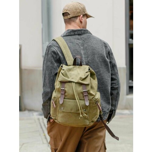 Ретро рюкзак городской винтажный школьный