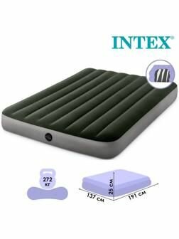 Матрас надувной DURA-BEAM FULL 137 х 191 х 25 см 64108 INTEX